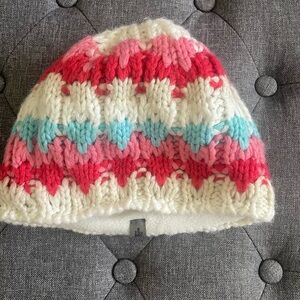 The North Face Girls Multicolor Knit Beanie Hat